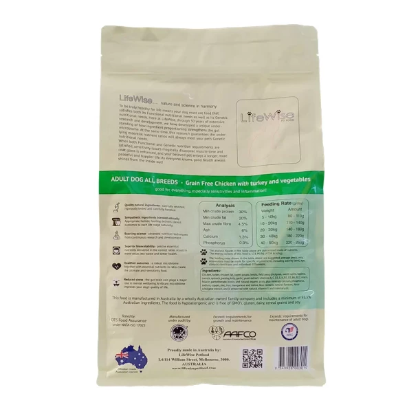 LifeWise Dog Grain Free Chicken 2.5kg