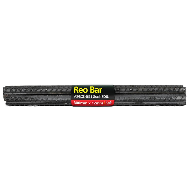 Reo Bar 12mm x 300mm (5 pack)
