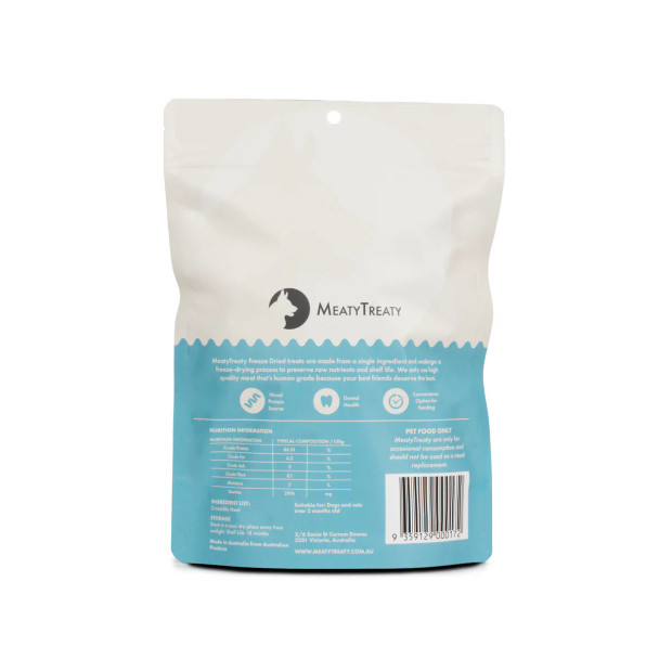 Meaty Treaty Freeze Dried Crocodile 50G