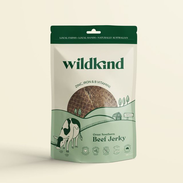 Wildkind Dog Treat Great Southern Beef Jerky 750G