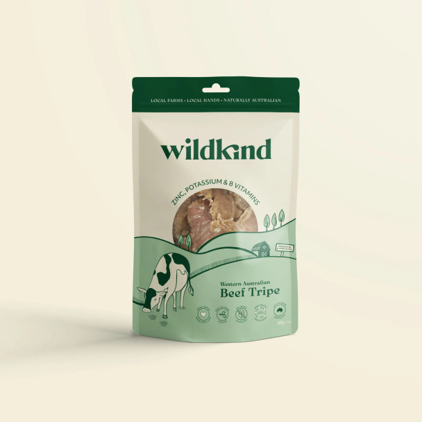 Wildkind Dog Treat Great Southern Beef Tripe 100G