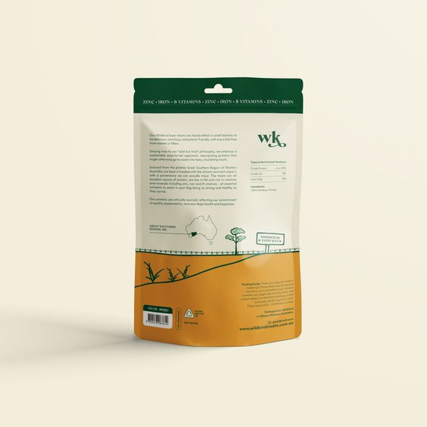 Wildkind Dog Treat Great Southern Boar Jerky 100G