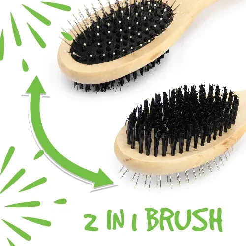 Bainbridge Pet Double Oval Brush