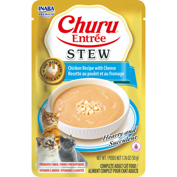 INABA Cat Churu Entree Stew Chicken and Cheese 50g