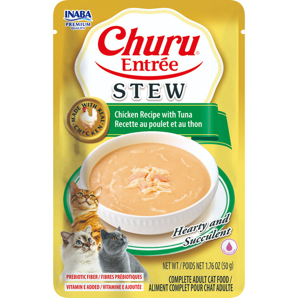 INABA Cat Churu Entree Stew Chicken and Tuna 50g