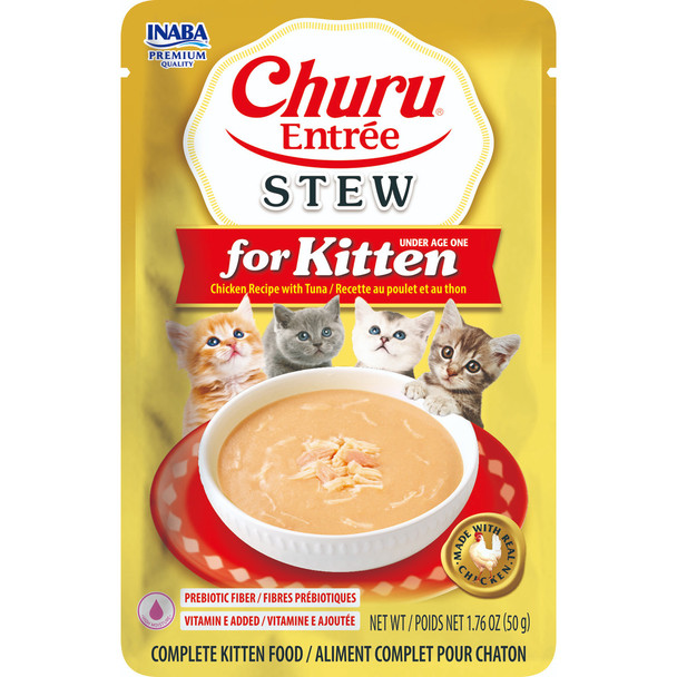 INABA Kitten Churu Entree Stew Chicken and Tuna 50g