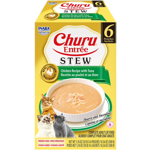 INABA Cat Churu Entree Stew Chicken and Tuna 6 x 50g