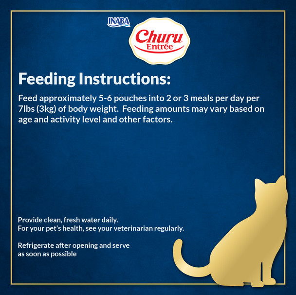 INABA Cat Churu Entree Stew Chicken and Tuna 6 x 50g