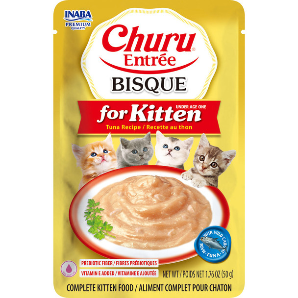 INABA Kitten Churu Entree Bisque Chicken and Tuna 50g