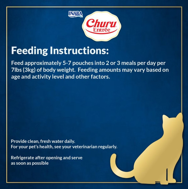 INABA Cat Churu Entree Bisque Chicken and Tuna Senior 10+ 6 x 50g