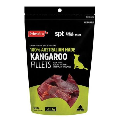 Prime 100 - SPT™ Fillet Kangaroo Treats 100g