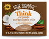 FOUR SIGMATIC THINK INSTANT COFFEE LATTE MIX (WITH LION'S MANE & CHAGA), 10- 6 G  PACKETS, ORGANIC, VEGAN, FAIRLY TRADED, ADDITIVE-FREE