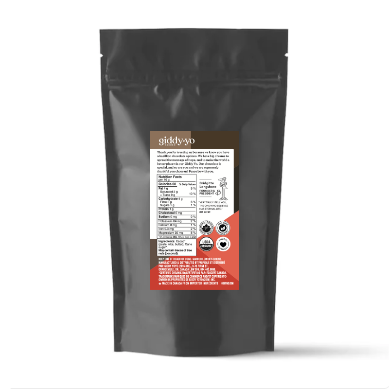 Giddy yo Xdark Crunchy 90% Dark Chocolate Bar | Ceremonial-Grade