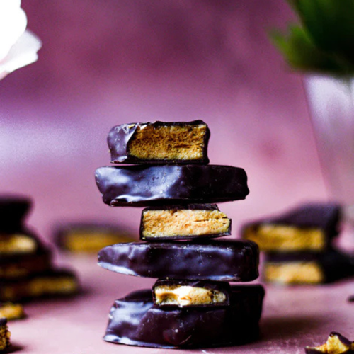 *COMING SOON*  LiveOnChocolate Maple Birch Sponge Toffee, 80 g, Organic Bean to Bar Artisan Vegan Chocolate