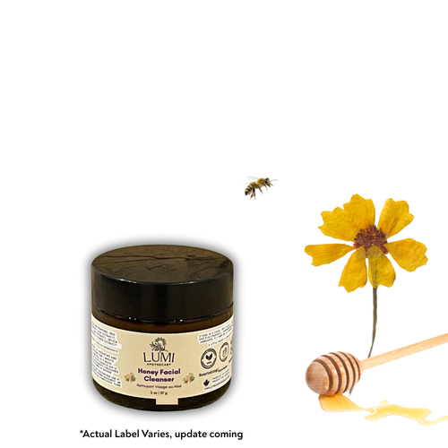 *NEW* Honey Facial Cleanser by LUMI, 1oz, 2oz, 4oz, Handcrafted,  Organic & Wildcrafted Ingredients, No Hormone Disrupting Chemicals, Toxin-Free 