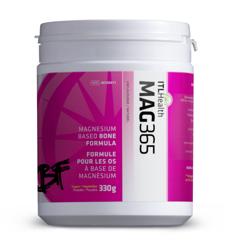 MAG365 BF Unflavoured Ionic Magnesium Citrate Powder +D3, K2, C & B6 etc., 330g, Vegan, No Additives, Preservatives, Added Sugar, Yeast, Soy, Gluten, Colours, or Allergens