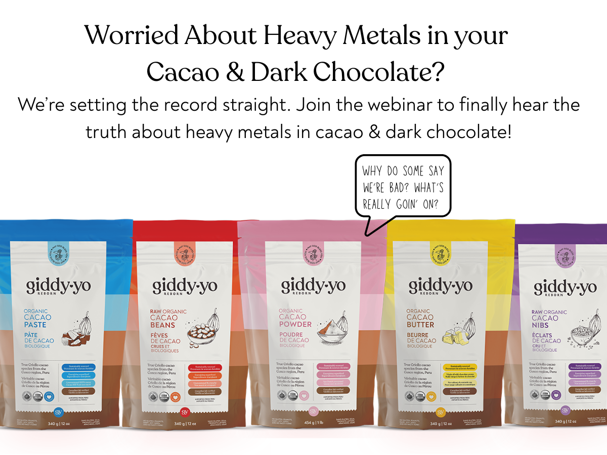 Exposed: Heavy Metals in Cacao- Giddy Yo Webinar Reveals Truth with Dr. Dan Gubler