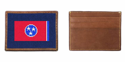 Tennessee Flag Needlepoint Card Wallet