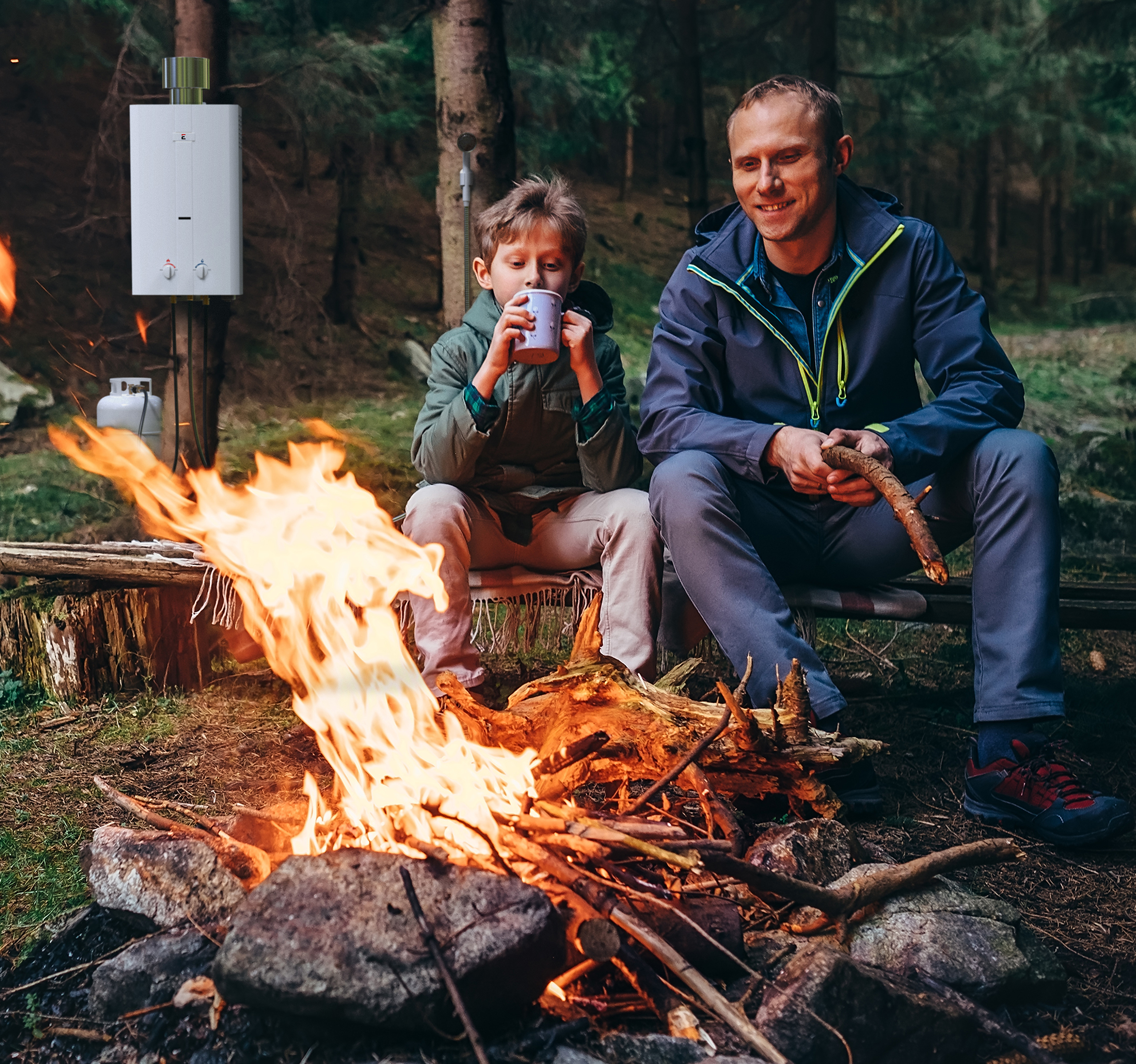 l10-portable-tankless-water-heater-camp-fire-lifestyle