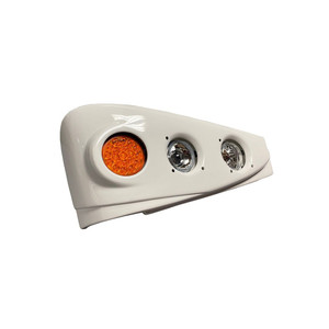 Headlight Housing with Metal Frame - #HL-7D-HO-CS