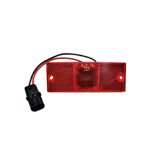 LED, RED, Flush Mount Marker, 24V - #45003RB