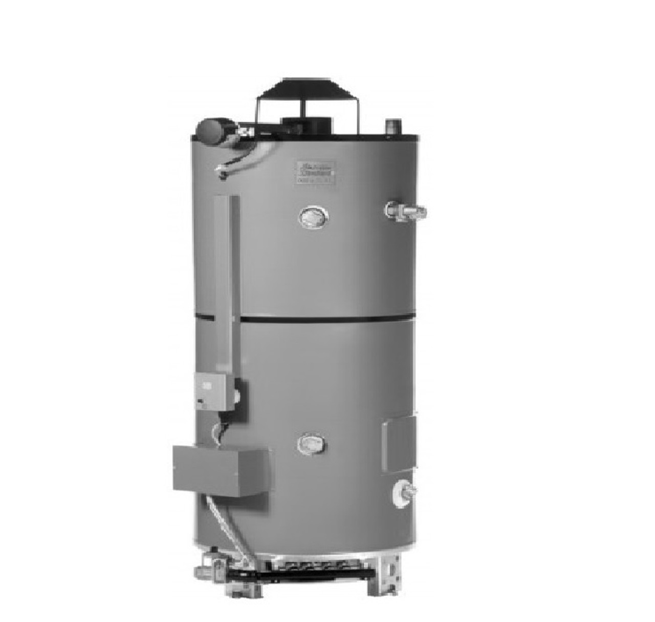 American Standard D80-180 AS Water Heater - 80 Gallon Commercial Gas  180,000 BTU - 4 Year Warranty