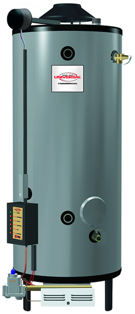 Rheem G91-200 Universal Gas Commercial Water Heater 91 Gallon 199,900 BTU