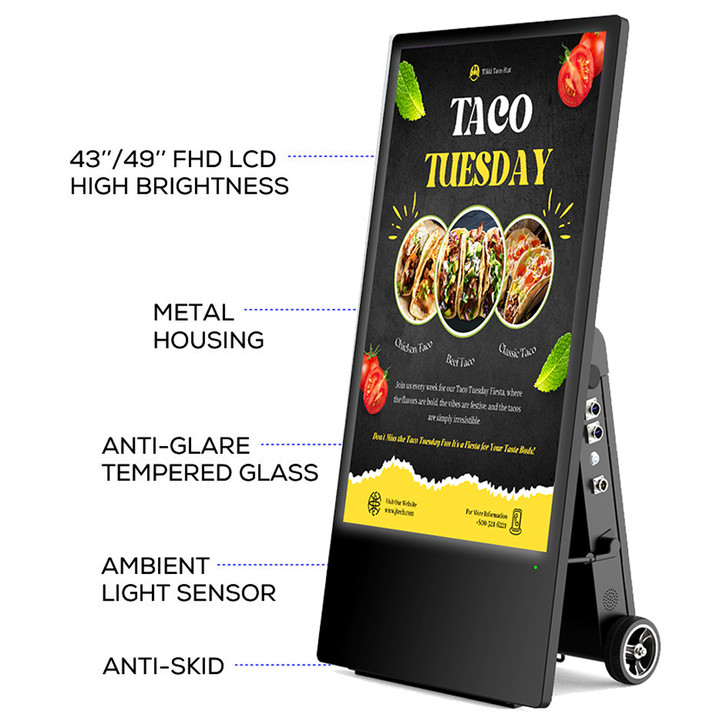 Digital A-Frame Sign