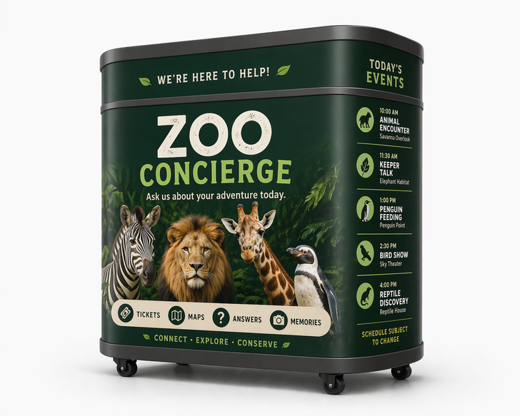 Digital Event Advertising and Wayfinding