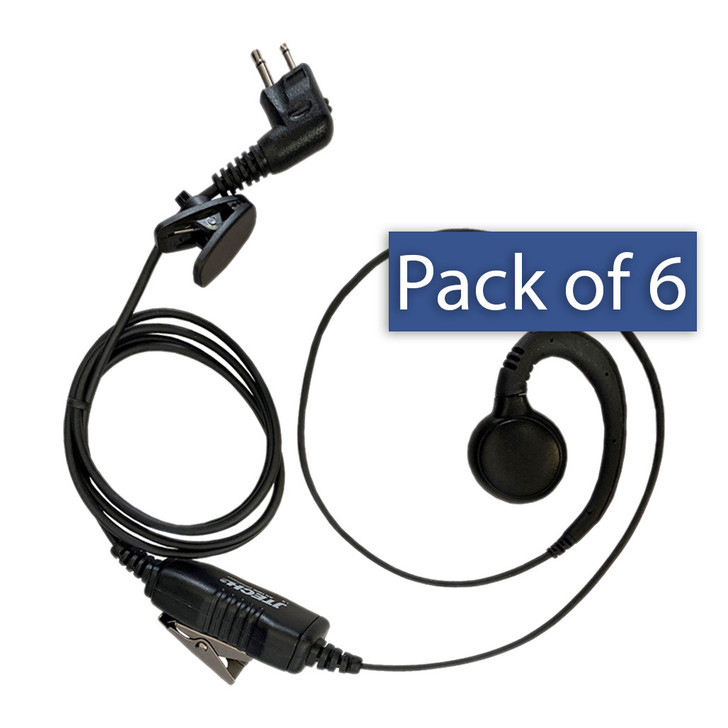 PROMO  JTECH Swivel Headset with In-Line Mic & Push-to-Talk - Six Pack
