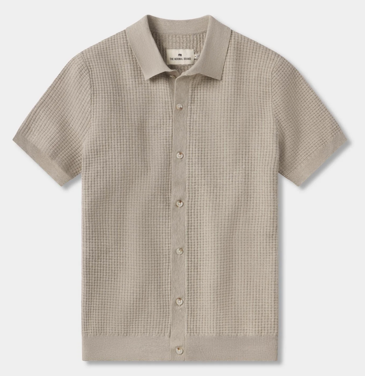 waffle shirt button