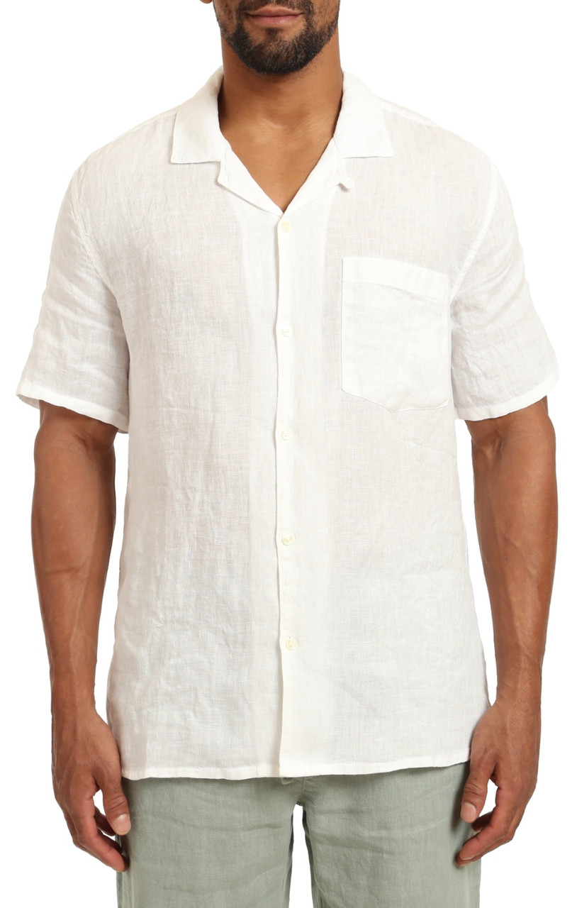 Short Sleeve Linen Shirt - Hazel Twenty/Lex Twenty Menswear