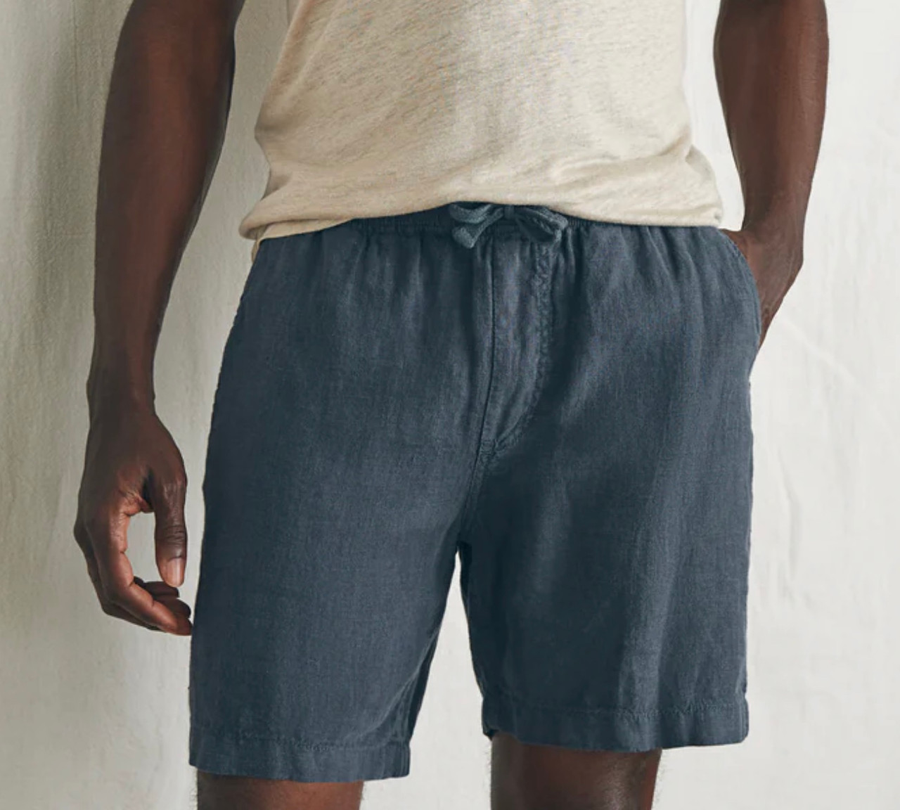 パンツ DAMIR DOMA - Linen Short Pants Essential Linen Short 6.5