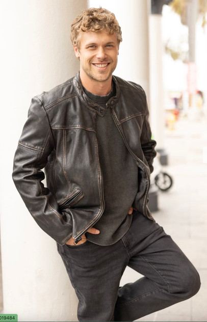 Cora RF Leather Jacket - Hazel Twenty/Lex Twenty Menswear