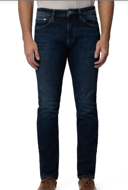 Jake Midnight Brushed Feathered Blue