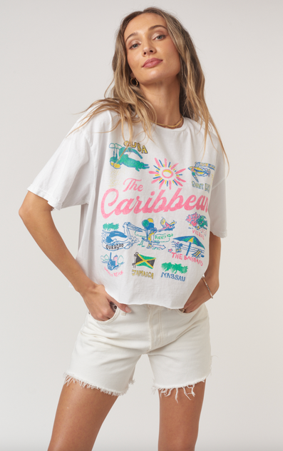 Caribbean Cropped Tee