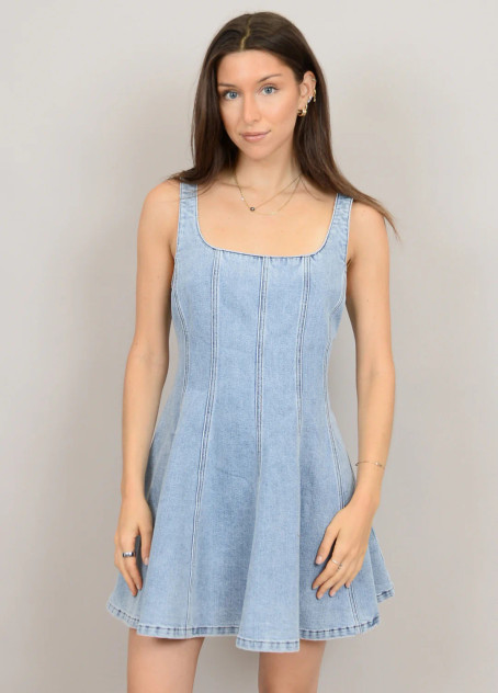Surina Sleeveless A-line Mini Dress Surina Sleeveless A-line Mini Dress