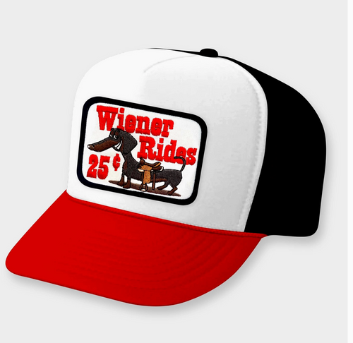Wiener Rides Curved Bill Patch Hat Wiener Rides Curved Bill Patch Hat