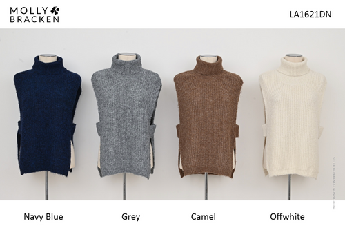 Sleeveless Knitted Sweater