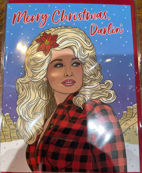 Dolly Parton Christmas card