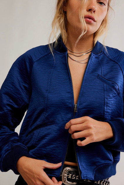 Ellie Satin Bomber Ellie Satin Bomber