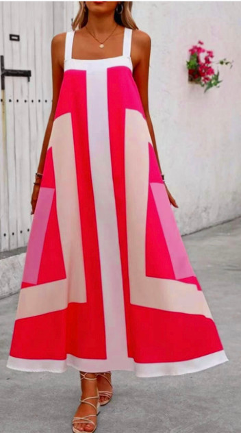 Colorblock Resort Me Please Dress