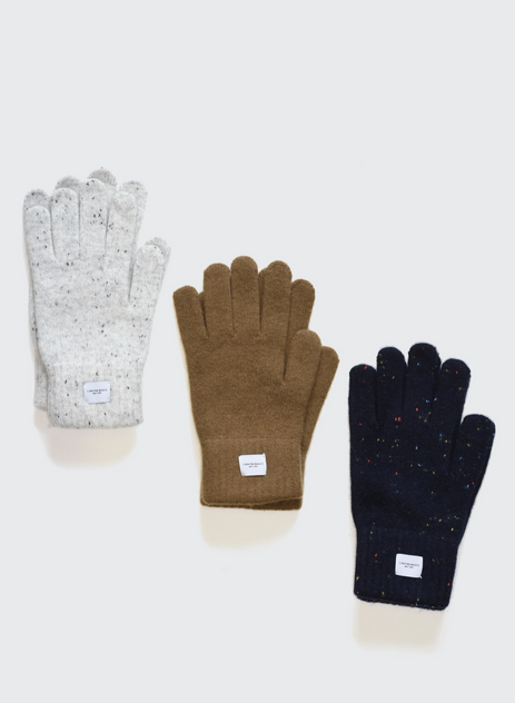 Ribbed Cashmere Wool Knitted Glove