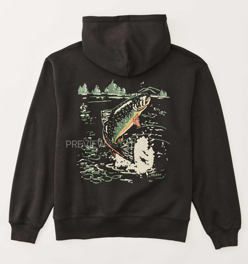 Trout Graphic Hoodie