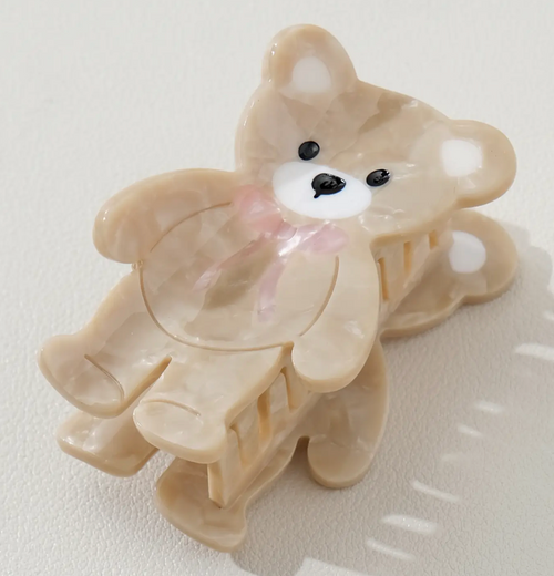 Teddy Bear Claw Clip