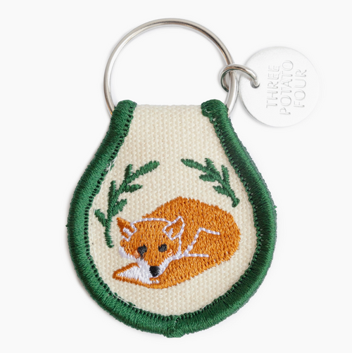 Fox Patch Keychain
