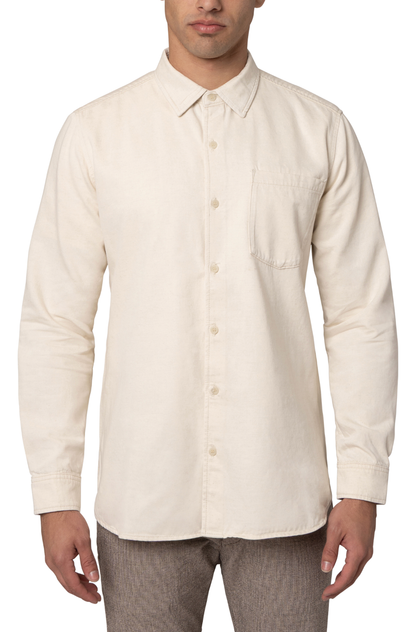 Bill Ecru Linen Denim Shirt