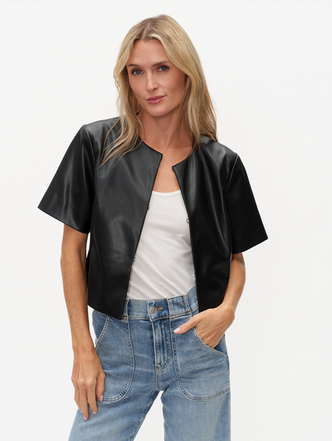 Quinn Faux Leather Jacket