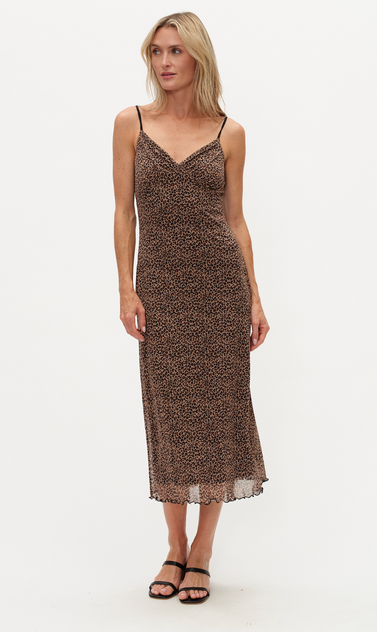 Lana Cheetah Slip Dress