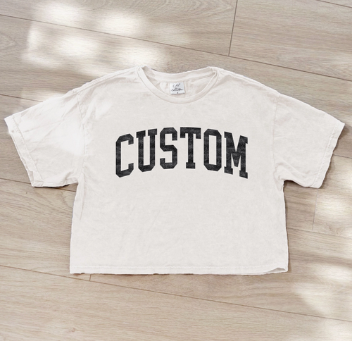 Custom Crop Tee